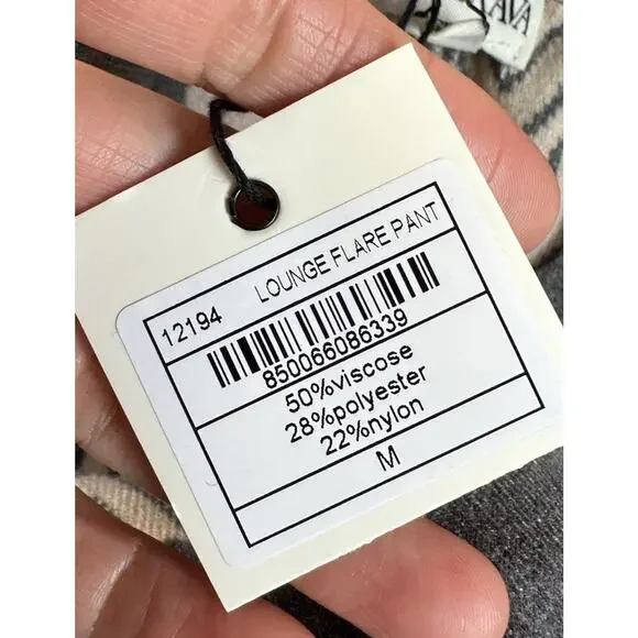 NWT Kilo Brava Lounge Flare Pants Set Size Medium Women’s Gray - Picture 10 of 16